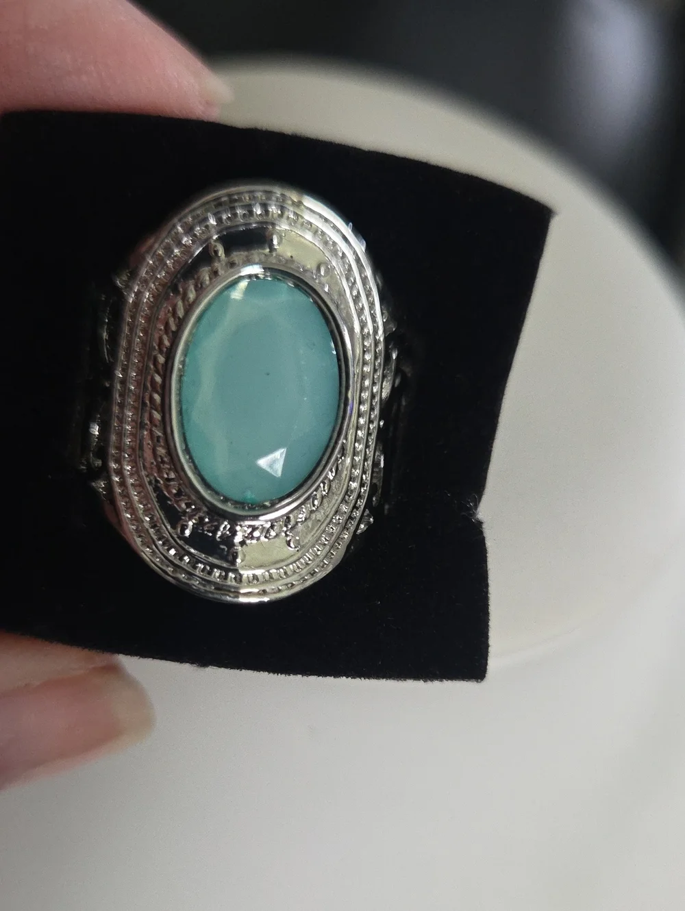 Paparazzi Calm And Clasdy Blue Ring NWT